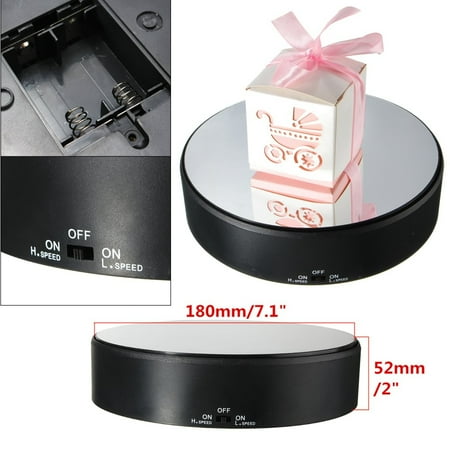 WT 99008 99010 99012 ROTARY DISPLAY TURNTABLES 2 speed battery BLACK finish WT 99008 99010 99012 ROTARY DISPLAY TURNTABLES 2 speed battery BLACK finish
